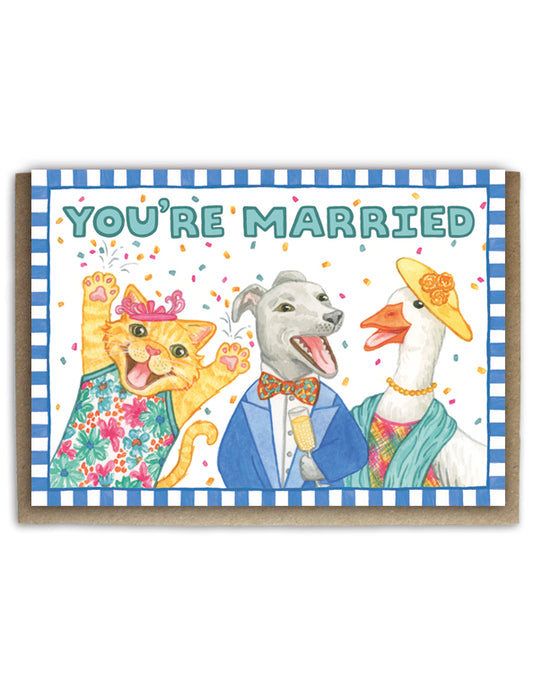 YOU'RE MARRIED! | A6 Greetings Card